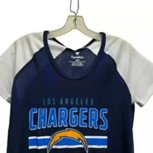NEW NFL LA Chargers Football Team SS Shirt Women’s Sz Medium NWT‎
